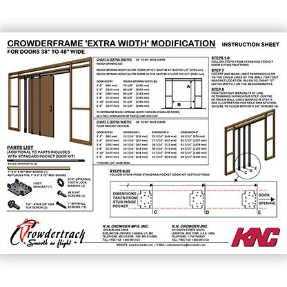 Madero - KN Crowder Pocket Door Kits